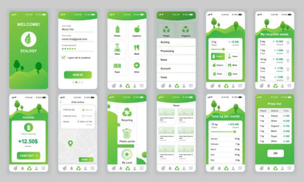 Aesthetic Green App Icons