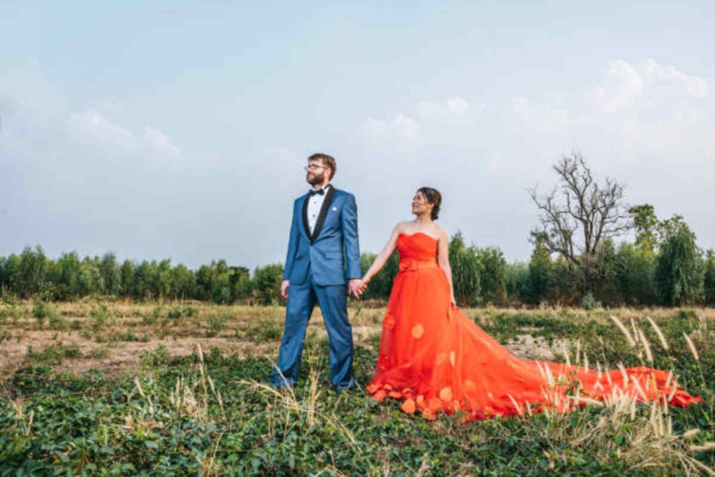 Dresses on Rent For Your Pre Wedding Shoot